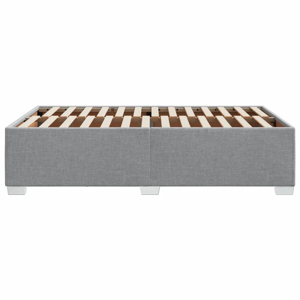 Giroletto senza Materasso-Struttura Letto Grigio Chiaro 120x200 cm Tessuto 533767