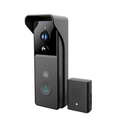 Videocitofono Wi-Fi 3MP Full HD 1296p IPX44 con Campanello USB 4400mAh Nero Nedis