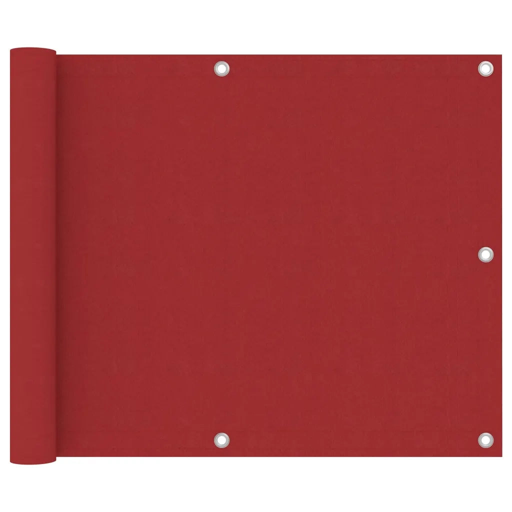 Paravento da Balcone Rosso 75x500 cm in Tessuto Oxford cod mxl 8942
