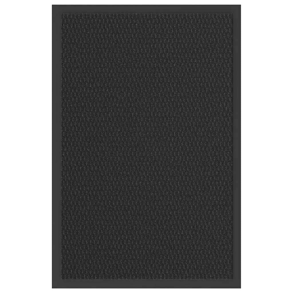 Zerbino d'ingresso flessibile e antiscivolo 40 x 60 cm PP nero 02_0058104