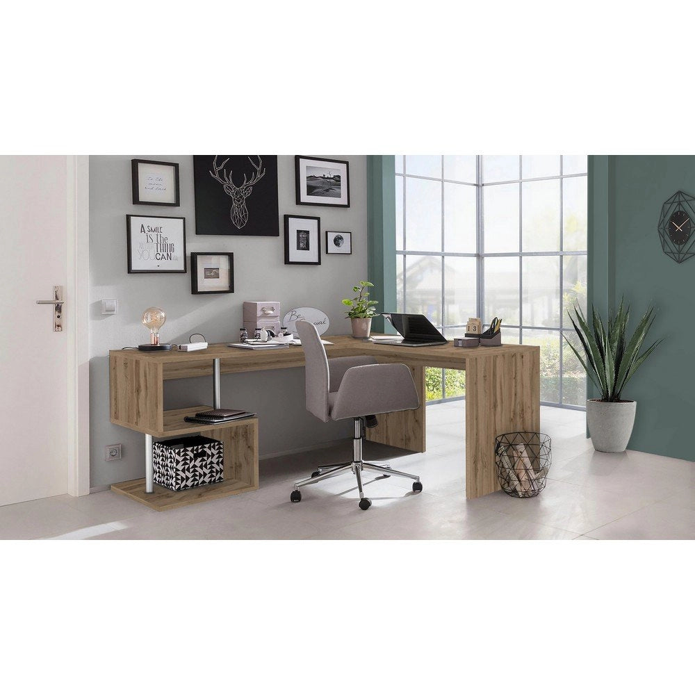 Scrivania Moderna Da Ufficio 160/180X60X77,5cm - HERMES