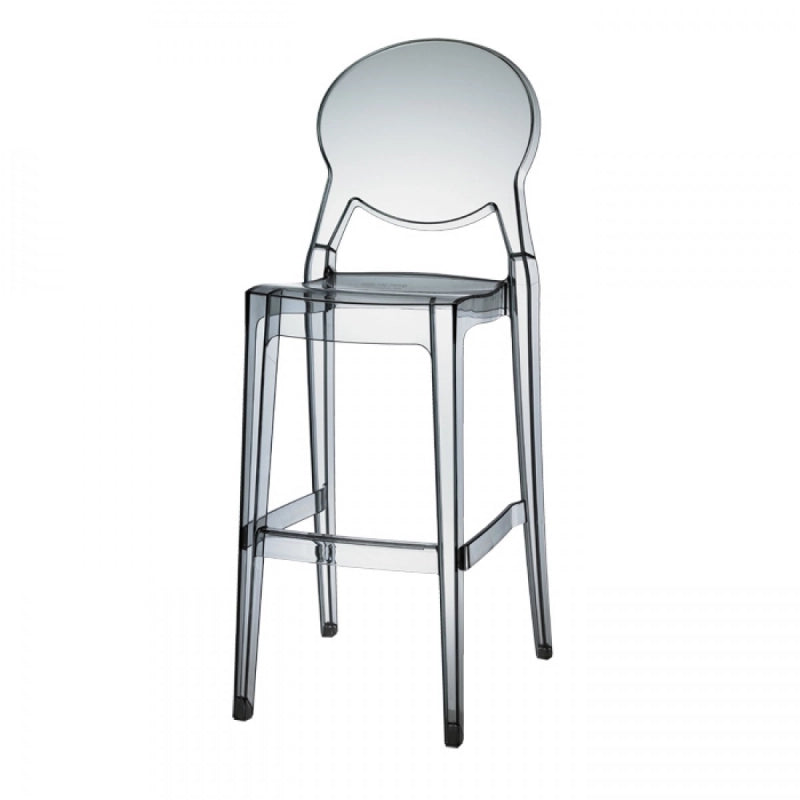 SET DUE SGABELLII IGLOO POLICARBONATO HT 65CM SCAB DESIGN - trasparente fume' 183