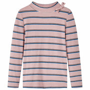 Maglietta da Bambina a Maniche Lunghe Rosa Chiaro 140cod mxl 108031