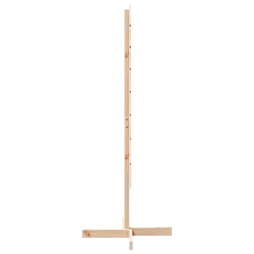Albero di Natale Decorativo in Legno 150 cm in Legno Massello 4019701