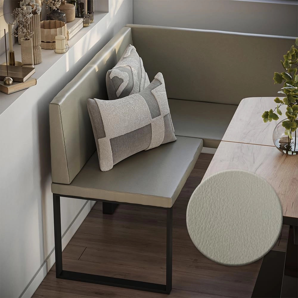 Vicco panca ad angolo Ravon, Cachemire, 120 x 150 cm