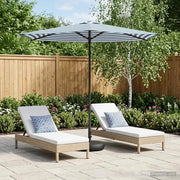 Ombrellone da giardino-Parasole da Giardino con Base 270 x 270 cm Poliestere 461133