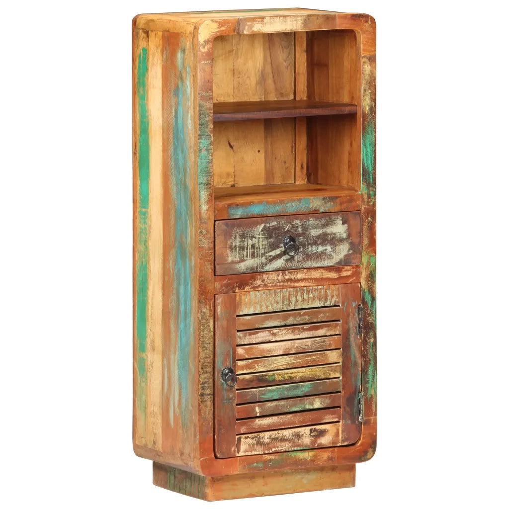 Credenza Alta 45x32x110 cm in Legno Massello di Recupero cod mxl 50059