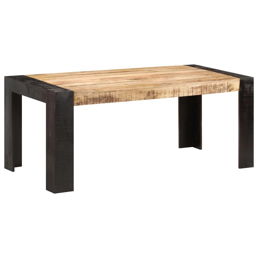 Tavolo da Pranzo 180x90x76 cm in Legno Massello di Mango cod mxl 16956