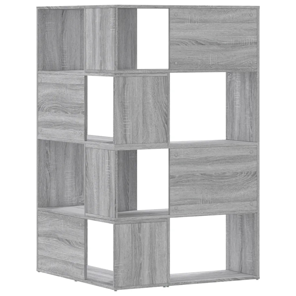 Libreria a 4 Ripiani Grigio Sonoma 85x85x140 cm in Truciolare 3307815