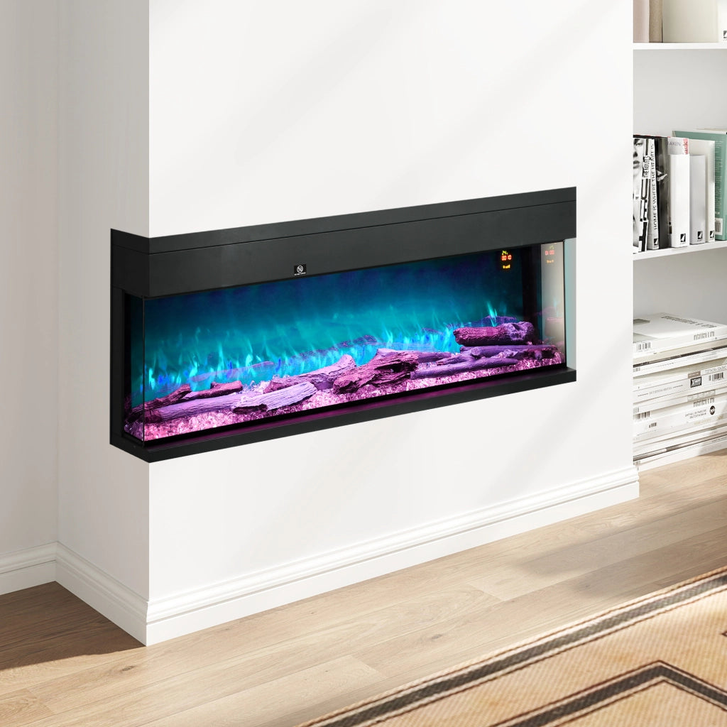 Camino Elettrico da Incasso ¨C zephmum ¨C Nero 1800W