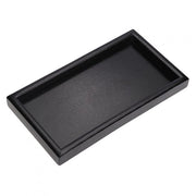 Piatto da Servire in Legno - Antiscivolo - 20x10x2 cm - Piatto da Cibo - Bordo Elevati