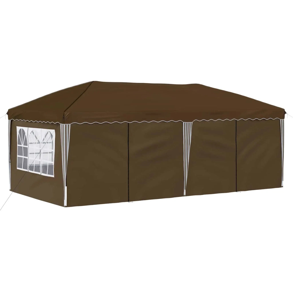Tenda per feste a pop-up 575 x 288 x 245 cm Tortora 42019806