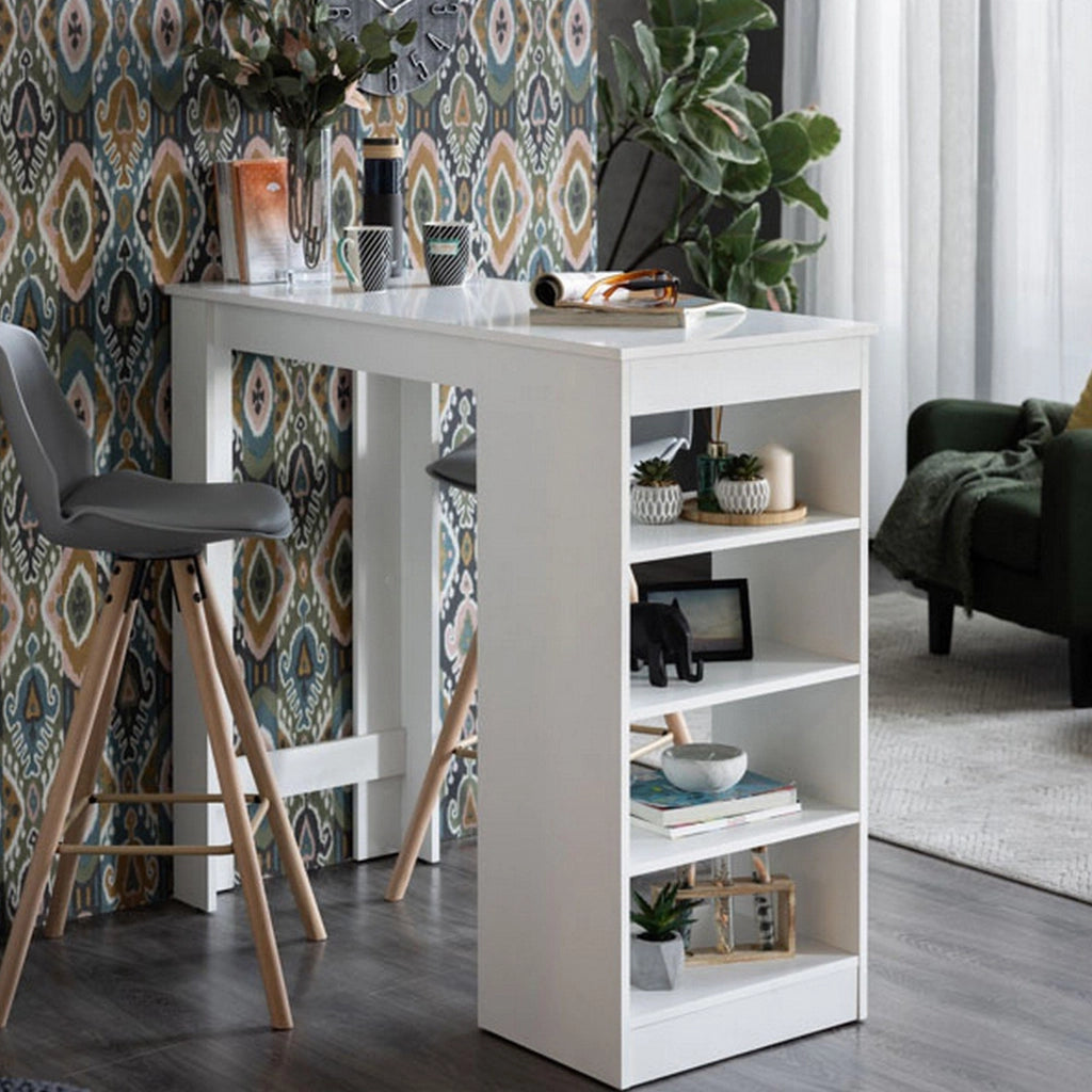 Sedriano, Tavolo Fisso 2 Posti, 120x50x105h cm Bianco