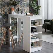 Sedriano, Tavolo Fisso 2 Posti, 120x50x105h cm Bianco