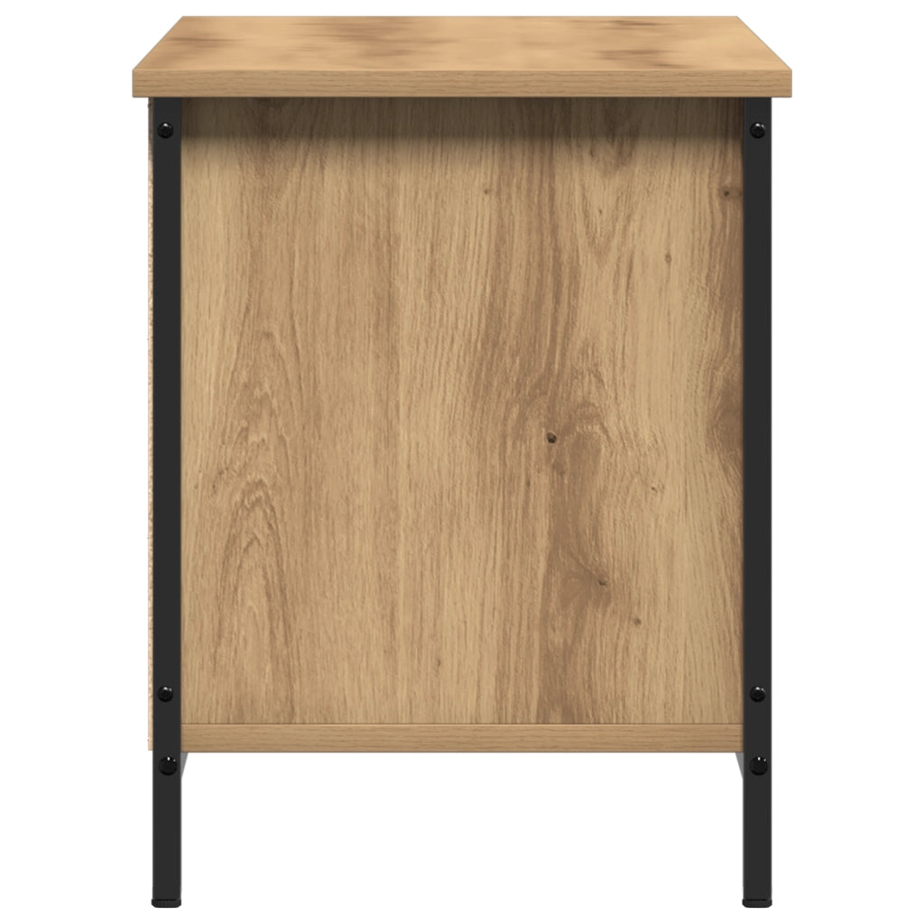 Supporto TV Rovere Artigianale Legno ingegnerizzato, Metallo