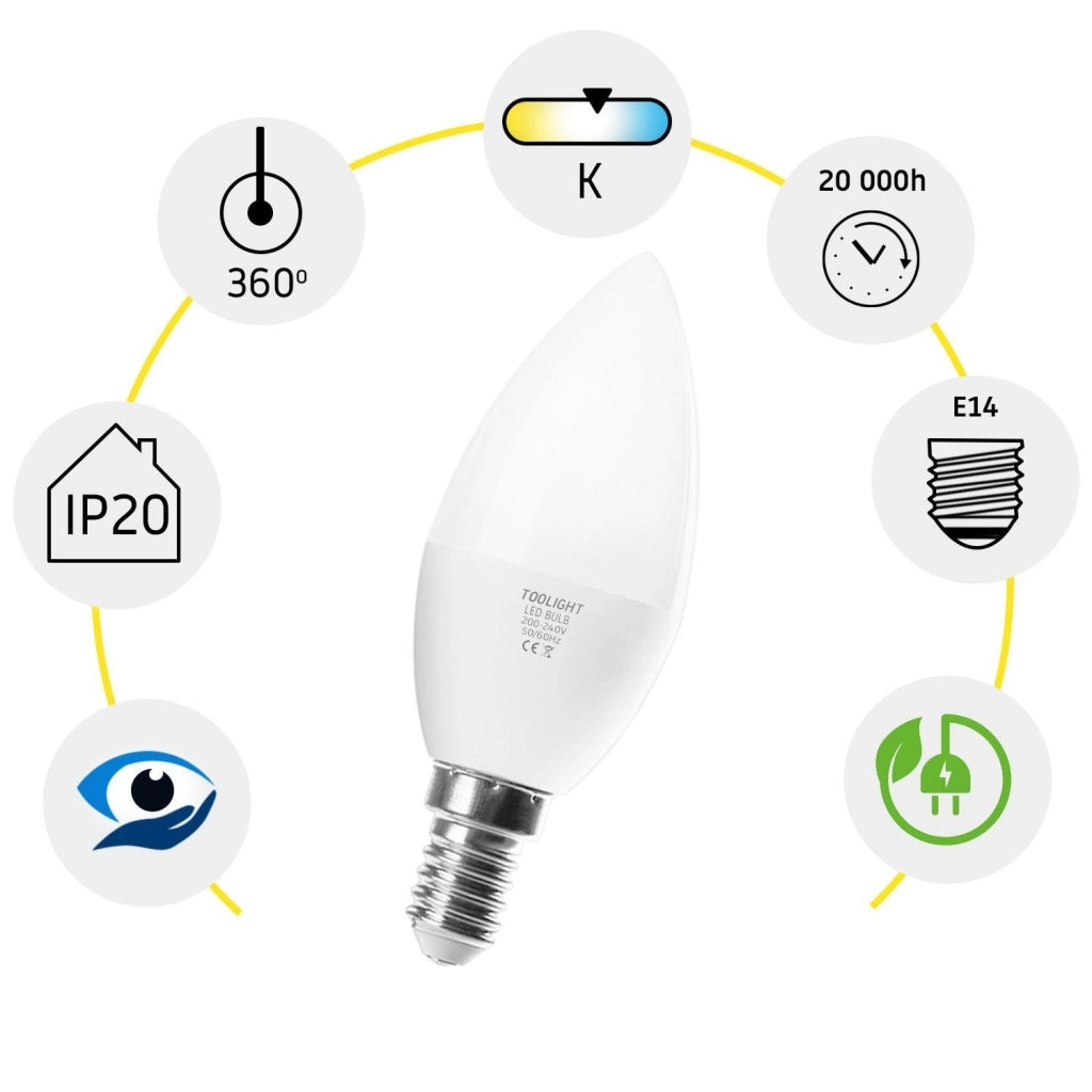 Bulbo Led Rsl036 E14 8w Neutral