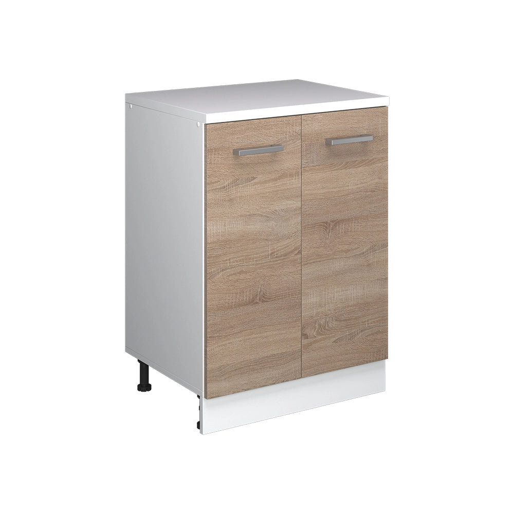 Mobile per mansarda Rion Sonoma/Bianco 60 x 83.8 cm senza inclinazione con 2 ante Vicco