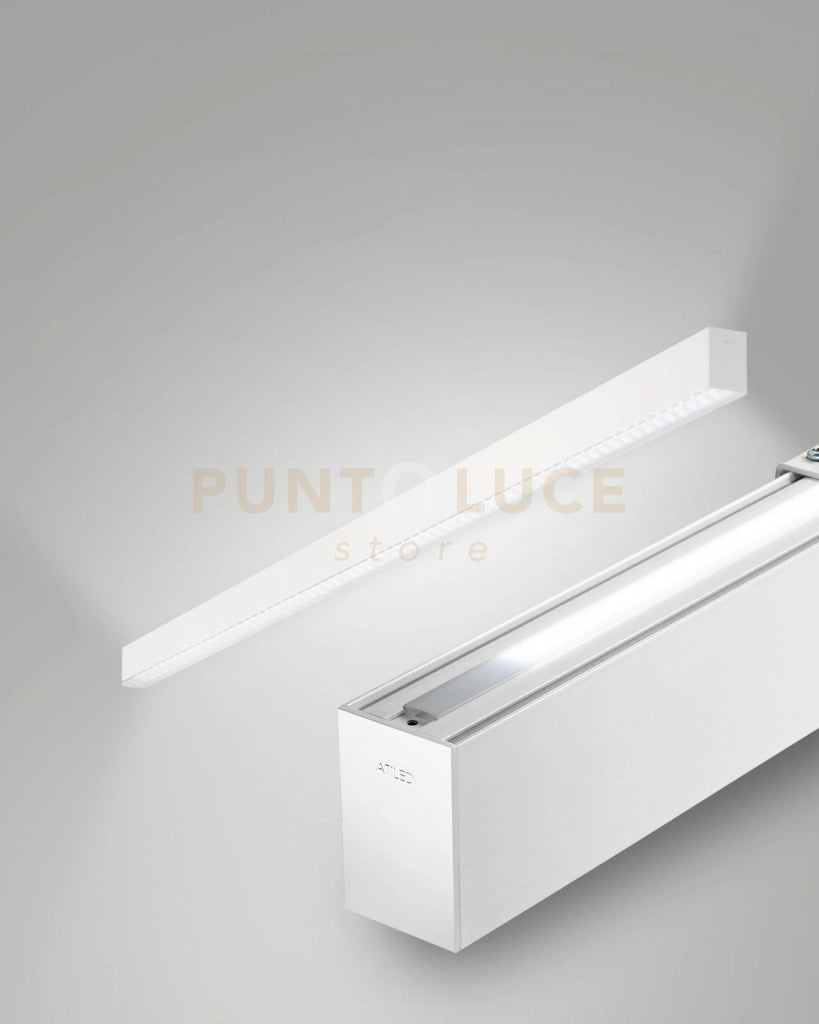 MILLET PROFILO DA PARETE DOPPIA EMISSIONE BIANCO PRISMATIC DIMMERABILE DALI IP40 100CM 3000K 3380+1290LM 23/15W