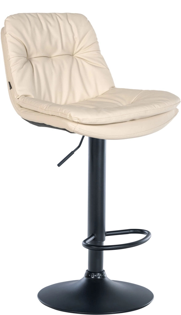 Barhocker Laurel Kunstleder schwarz
