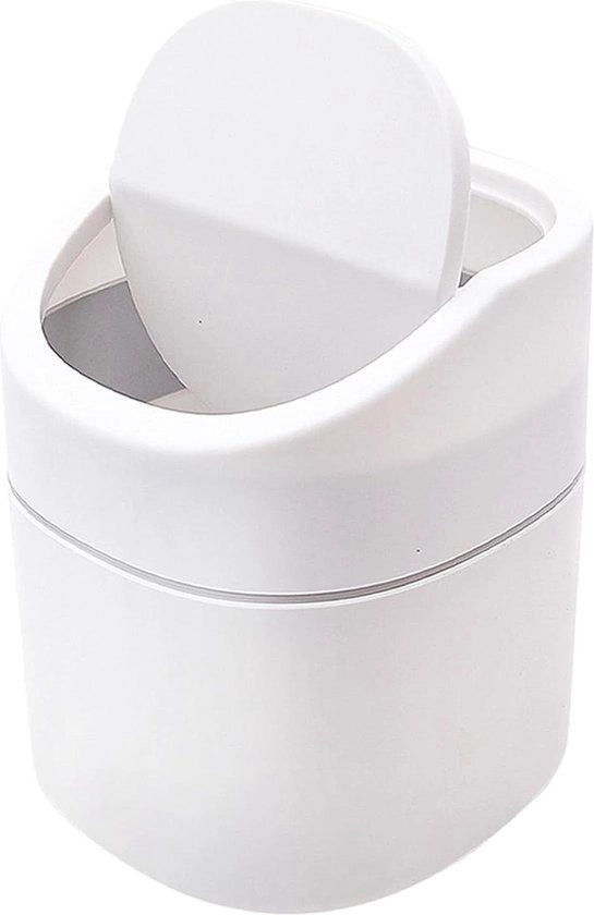 Contenitore per rifiuti da tavolo - contenitore per rifiuti per ufficio - contenitore per rifiuti mini per cucina camera da letto bagno e ufficio (2 litri)