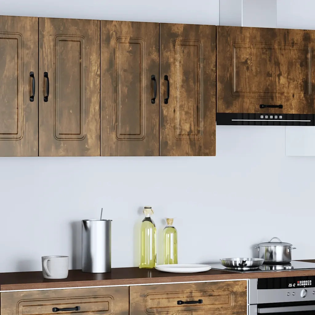 Pensile da Cucina Kalmar Rovere Fumo in Legno Multistrato