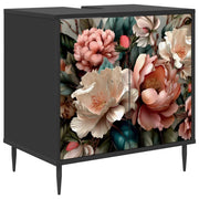 Mobile da Bagno BORNE Rovere Nero 60 x 40 x 61 cm 8007416
