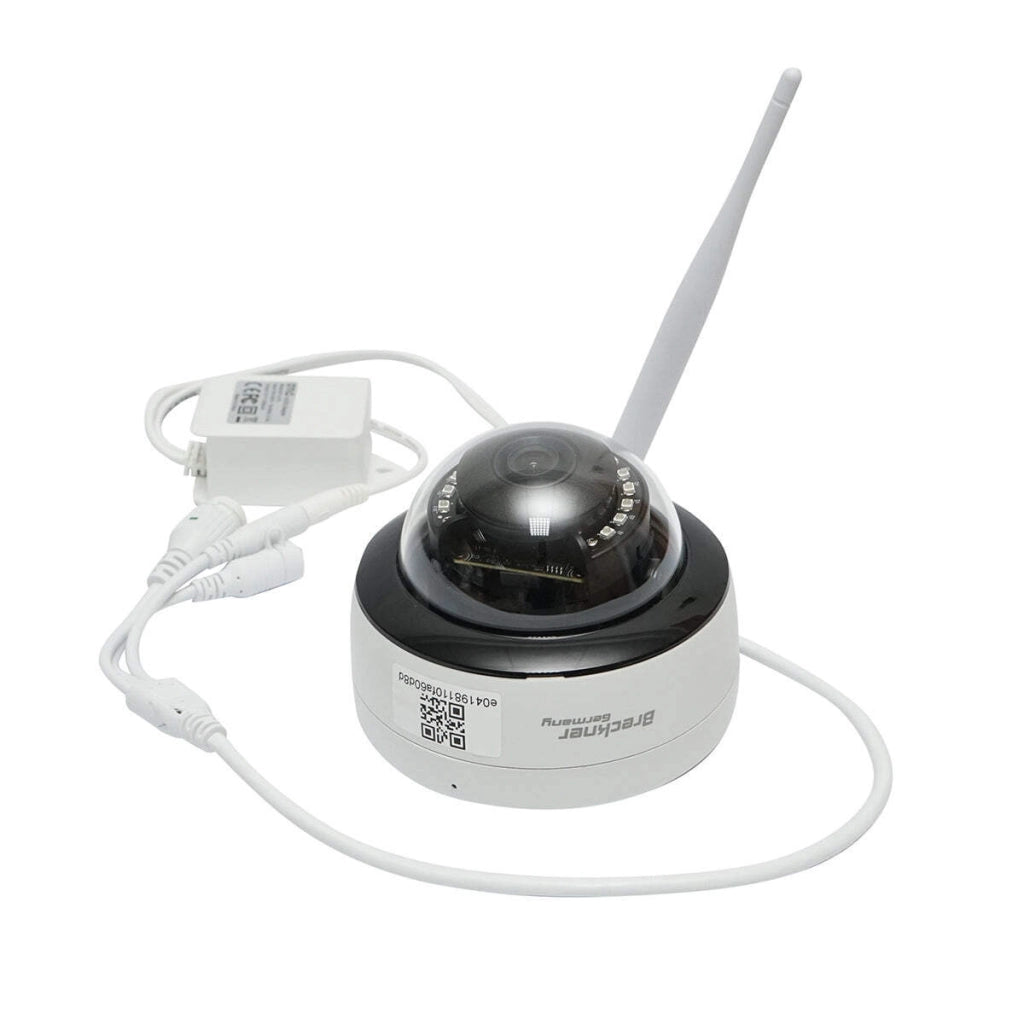 Telecamera di sorveglianza 5 MP, P2P WIFI 2.4GHz, rotazione 360° PTZ con sensore di movimento, rilevamento umano e applicazione iCSee