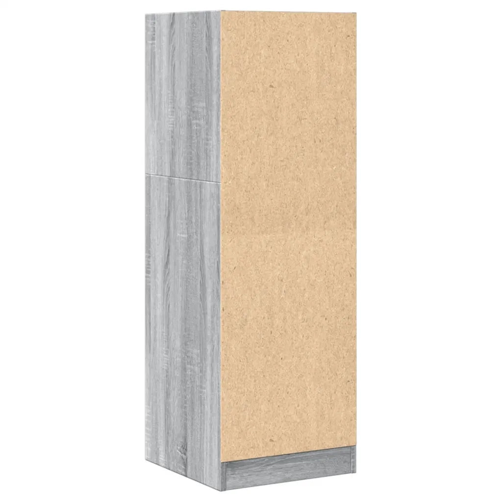 vidaXL Armadietto da Farmacia Grigio Sonoma 40x41x118 cm in Truciolato