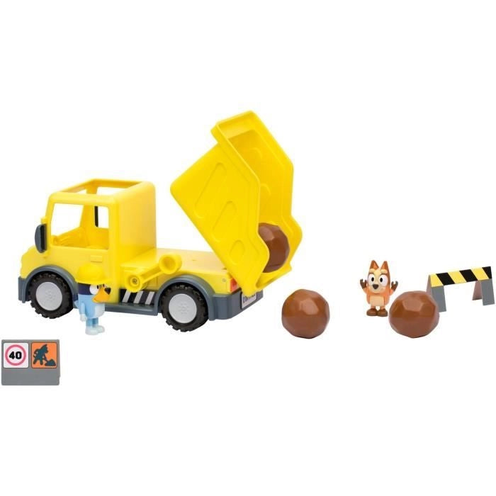 Autocarro con cassone ribaltabile - BLUEY - Bluey e Bingo - Personaggi inclusi - Accessori personalizzabili