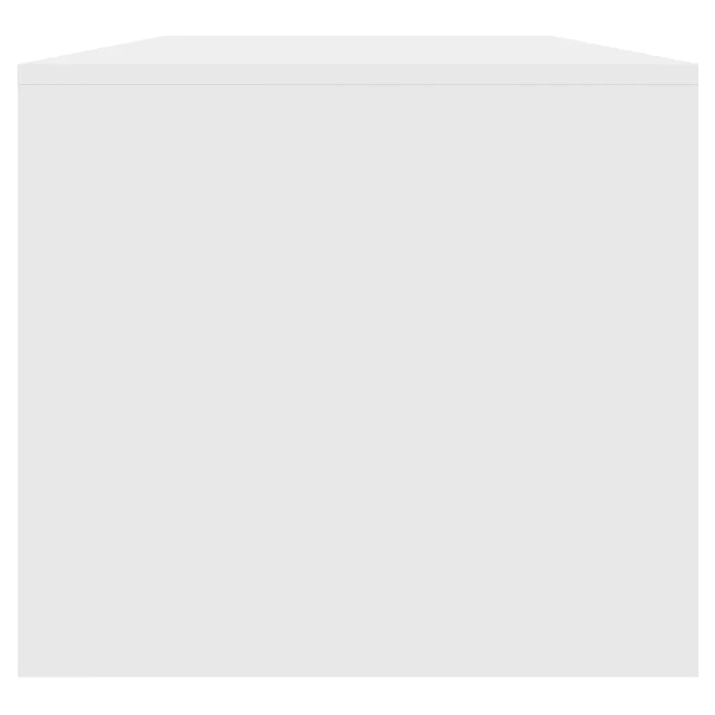 Tavolino da Salotto Bianco 102x50x45 cm Legno Multistrato cod mxl 12393
