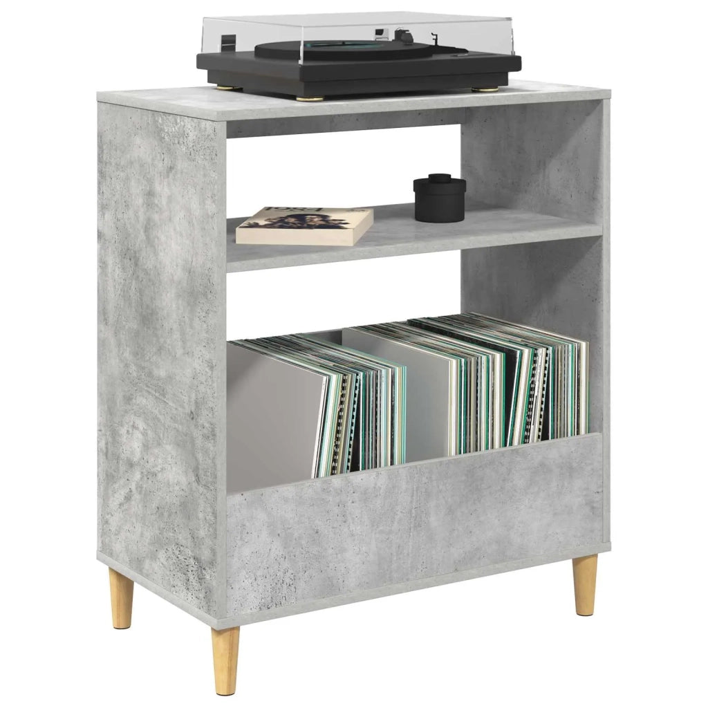 Supporto per giradischi Grigio Cemento 71 x 39,5 x 83 cm 8012893
