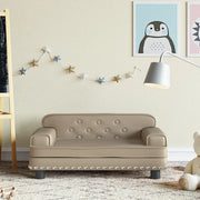 Divano per Bambini Cappuccino 70x45x30 cm in Similpellecod mxl 69826