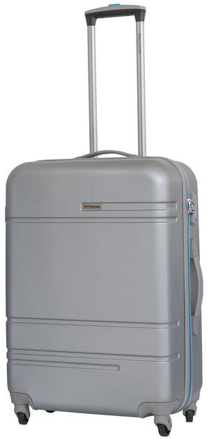 Set 3 Valigie Trolley Rigide in ABS 4 Ruote TSA Ravizzoni Sangria Silver