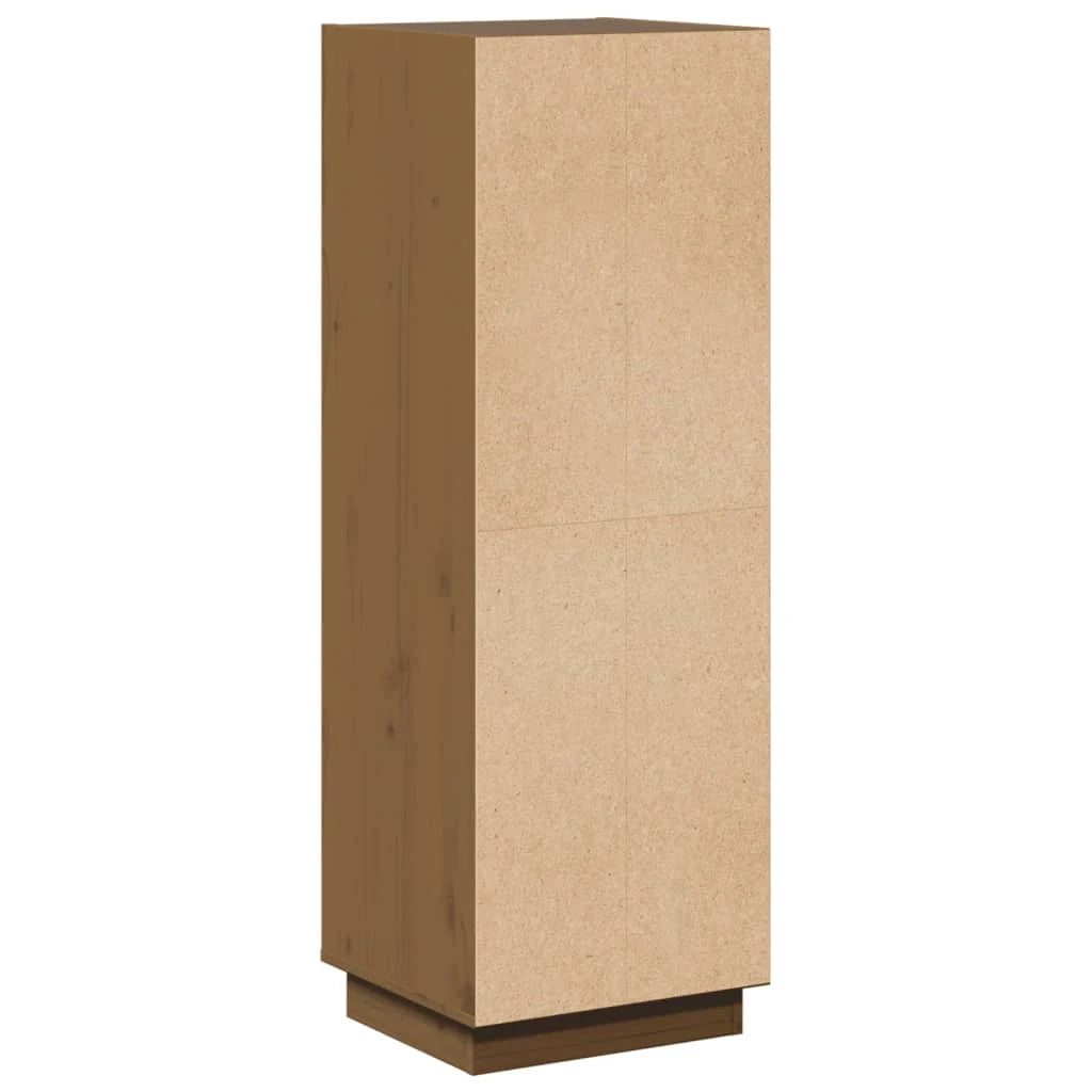 Buffet credenza cassettiera armadio mobile contenitore organizer cucina soggiorno salotto alto 37 x 34 x 110 cm legno di pino massiccio marrone 02_0034753