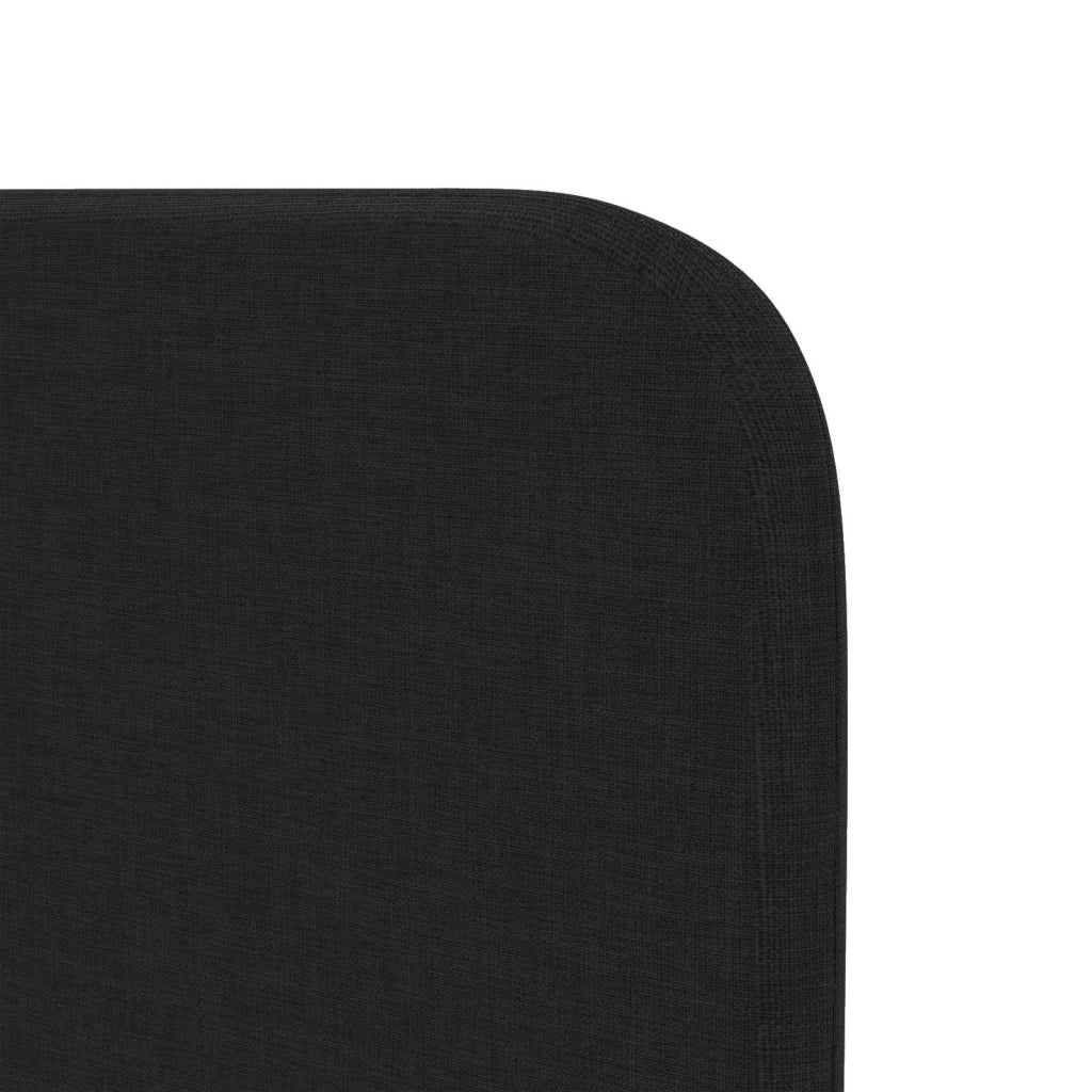 Orecchia della Testata Nero 80 x 16 x 4 cm Tessuto CFW5120929