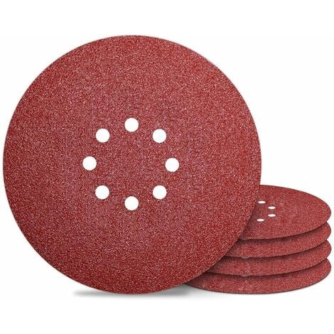 DISCO ABRASIVO VELCRATO 'FAI DA TE' Ø 125 mm - grana 80 - 6 pezzi - IMPERIAL ABRASIVI