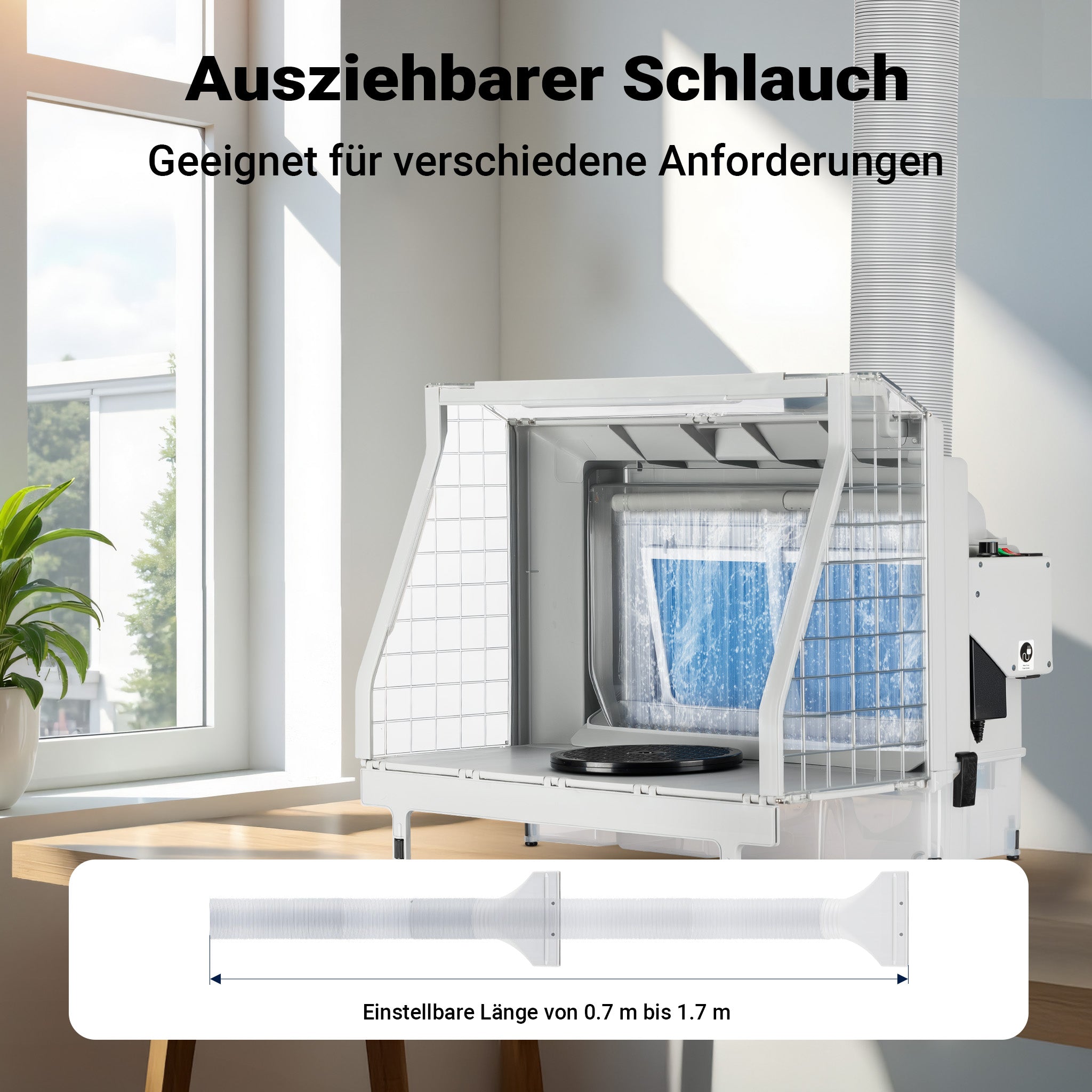 Accessorio airbrush Tubo dell’aria di scarico per cabina di aspirazione aerografo