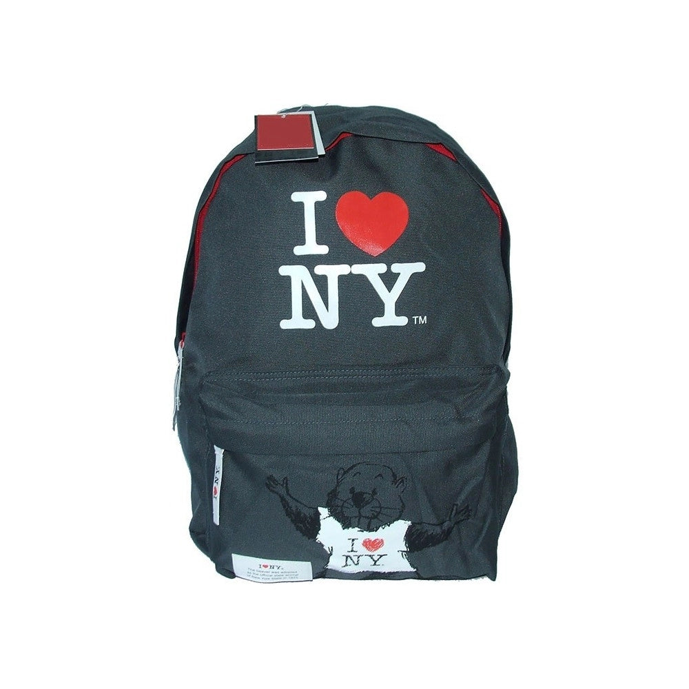 Trade Shop - Zaino Americano In Tessuto Per Scuola E Tempo Libero I Love Ny Murales -