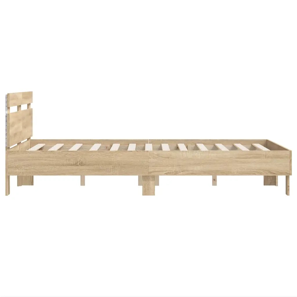 Struttura del letto Sonoma 137 x 190 cm Legno multistrato