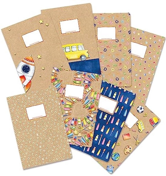 Drakoni di carta 8 file di cartone per bambini di alta qualità | DIN-A4 | motivi di carta kraft - file cartone loschiavisti da 350g/m² - set numero 2