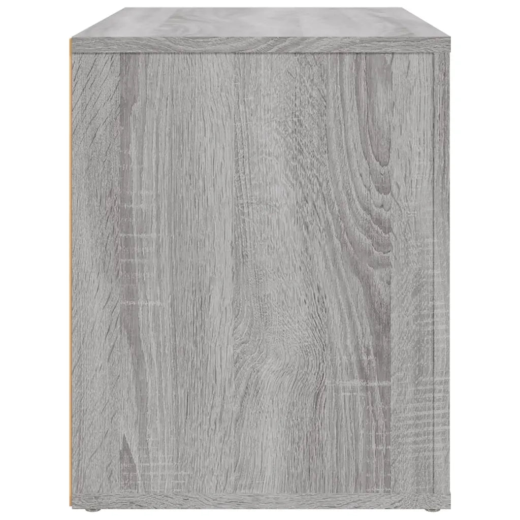 Comodino-Tavolino da notte Grigio Sonoma 60x36x45 cm in Legno Multistrato