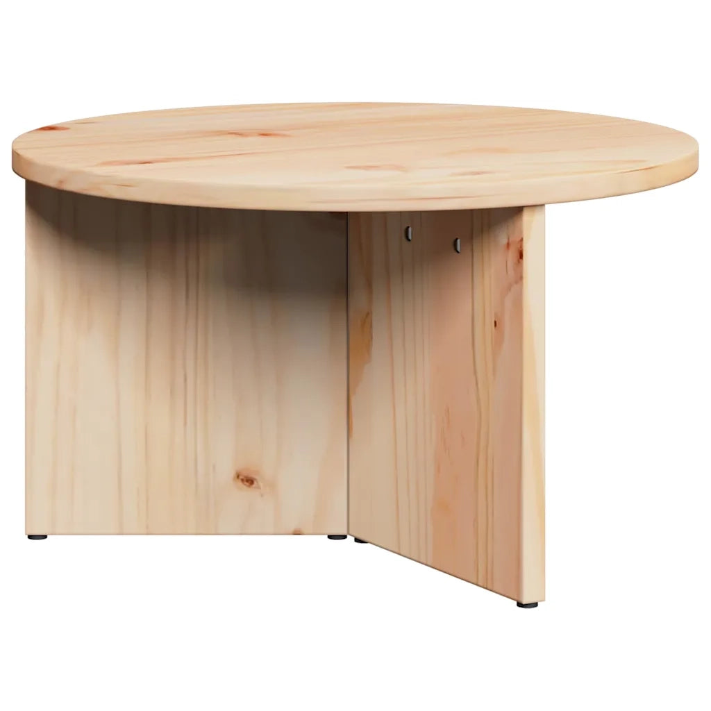 vidaXL Tavolino da salotto 2 pcs Naturale 49 x 49 x 28 cm