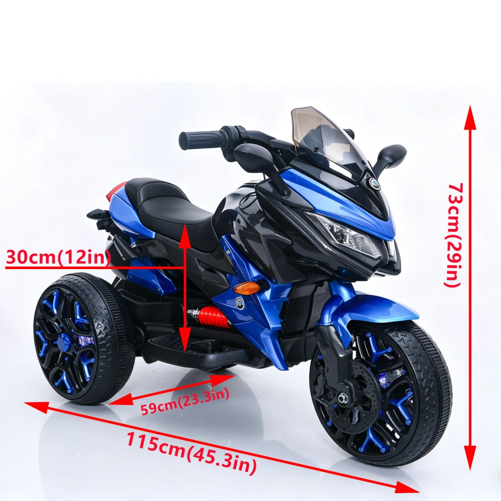 Moto per Bambini Elettrica a 3 Ruote ¨C Minimal ¨C Rosso