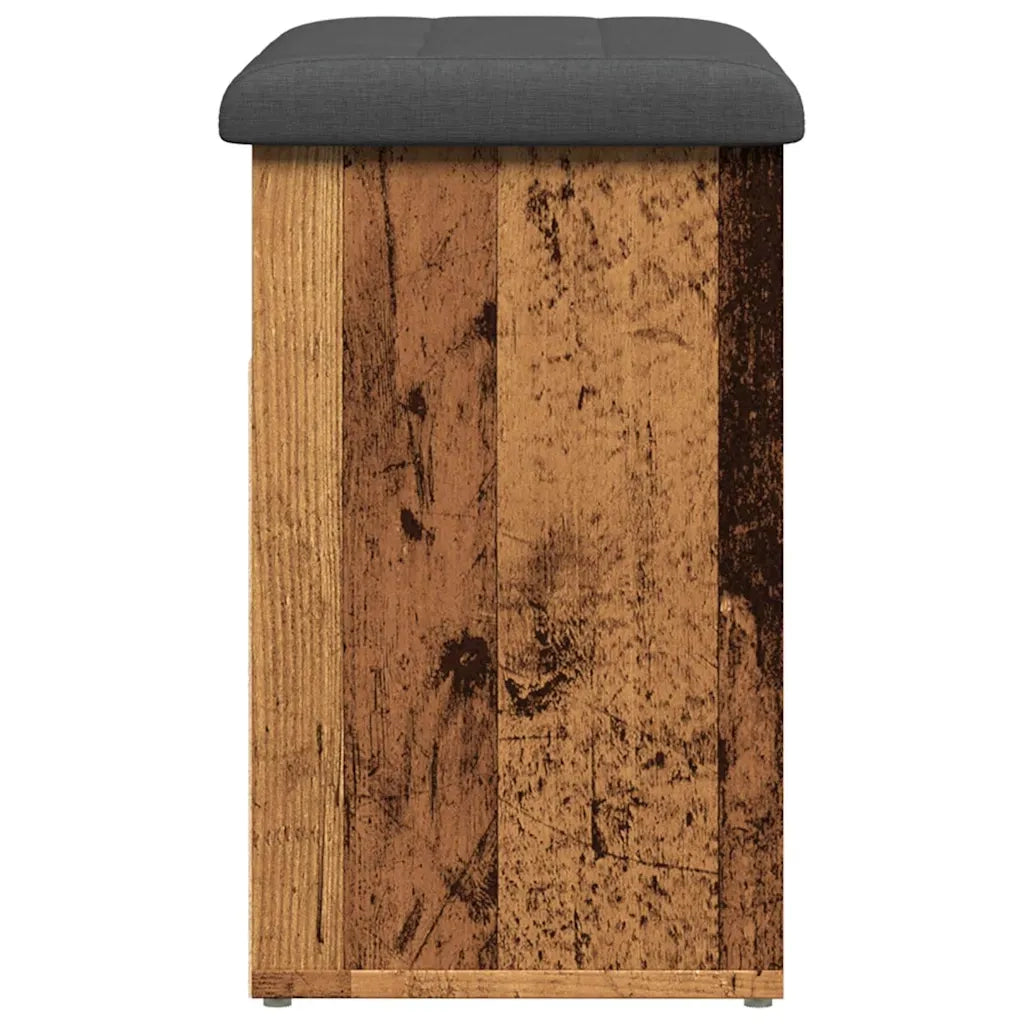 Scarpiera Legno Antico 62x32x50 cm in Legno Multistrato