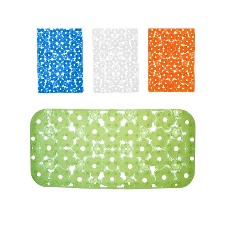 Tappeto Vasca Margherita Blu Cm 72X36 Xtra 10524