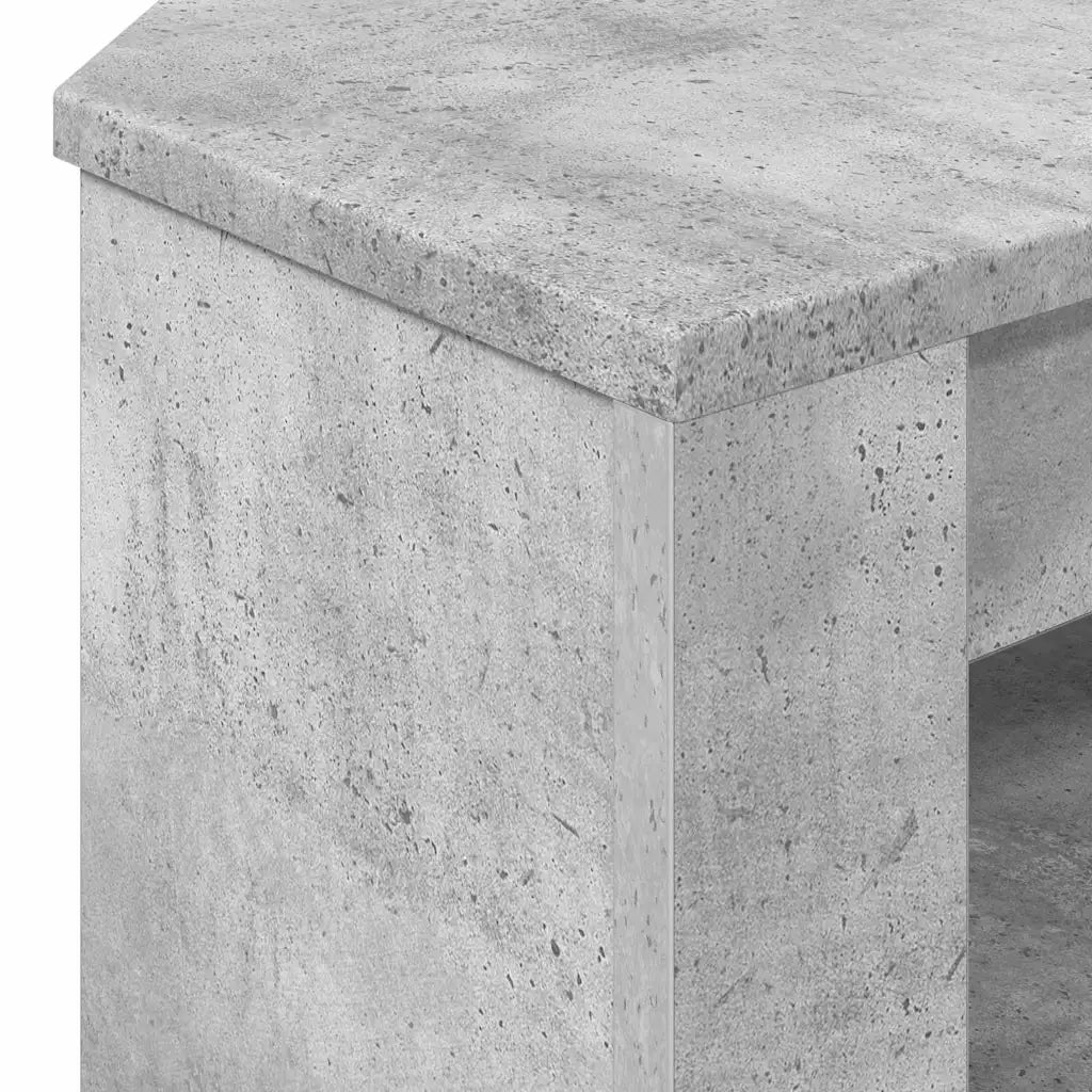 MobileTVAngolare 102 x 40,5 x 45 cm Grigio cemento 889778