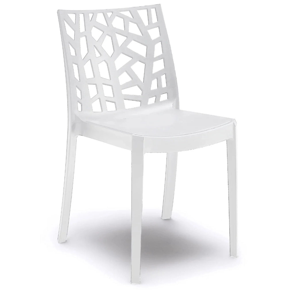 SEDIA MATRIX 47X55XH82CM BIANCA
