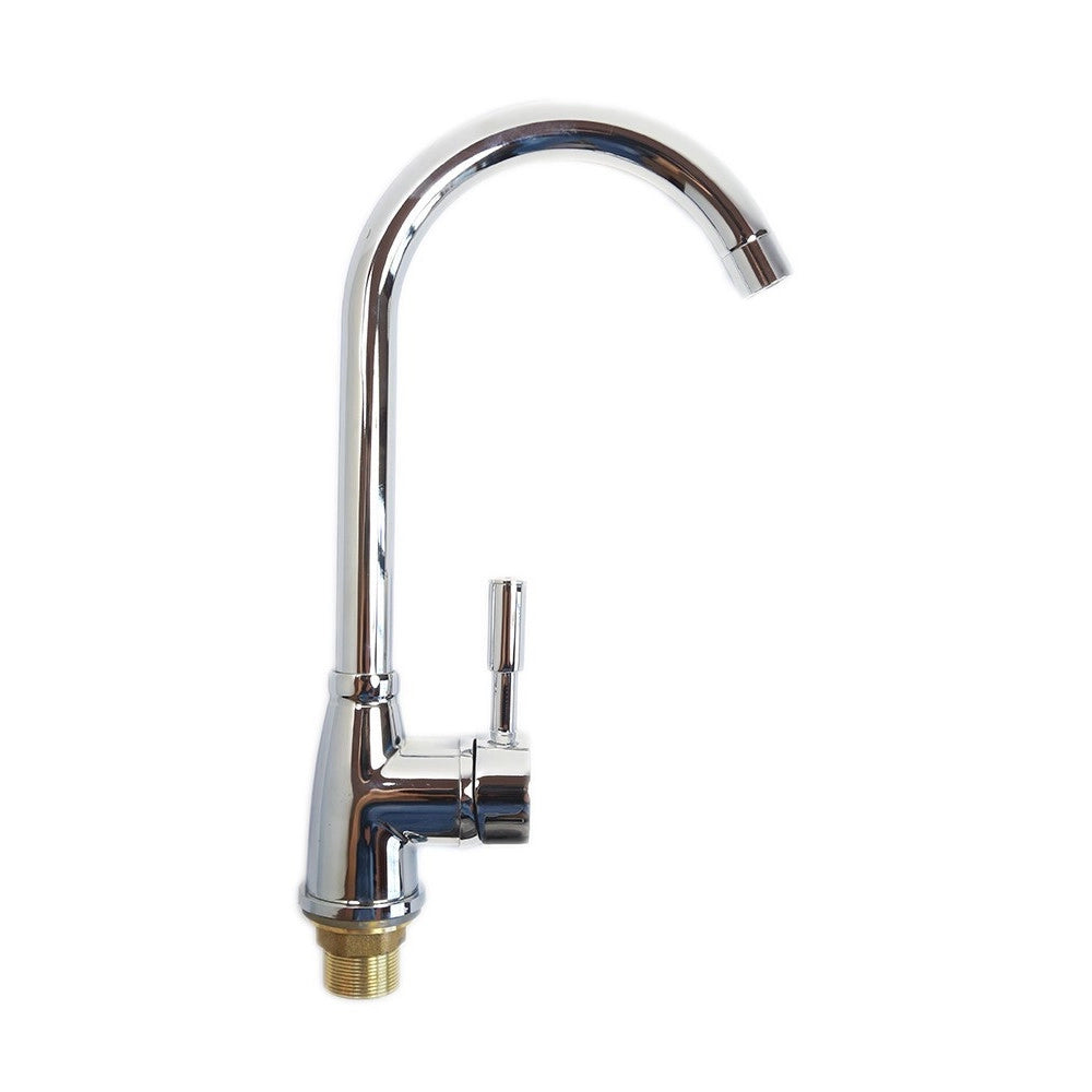 Trade Shop - Miscelatore Rubinetto Monocomando Lavabo Lavello Bagno Cucina Cromato V6 -