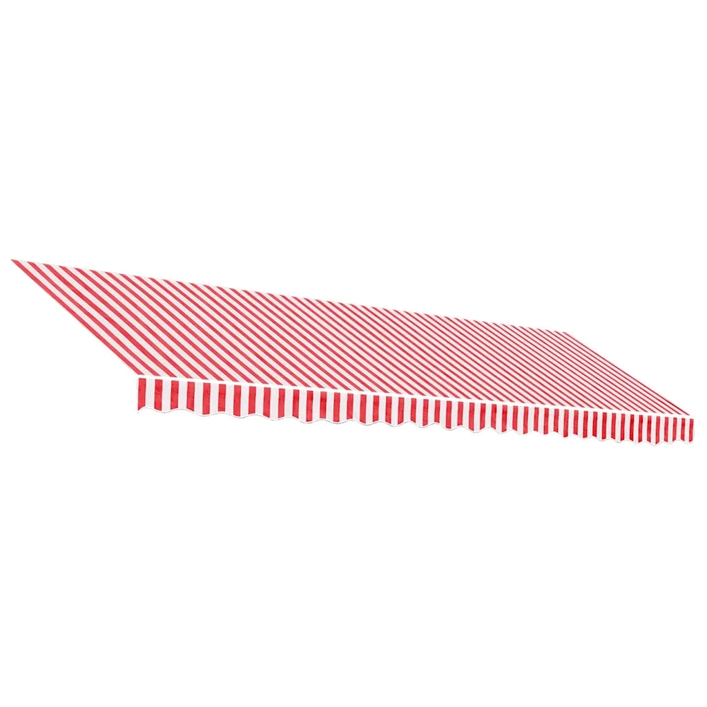 Tessuto di Ricambio per Tenda Strisce Rosse e Bianche 5x3,5 mcod mxl 91946