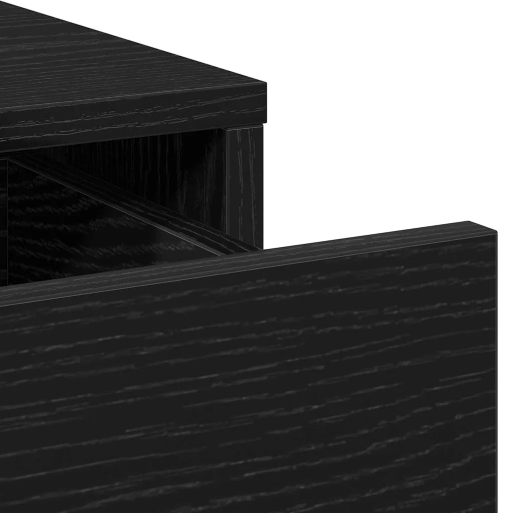 Tavolo da Trucco Nero 79 x 41 x 140 cm Legno ingegnerizzato 865164
